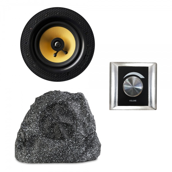 Allinone Bluetooth Outdoor Garden Rock Speaker Lithe Audio LTD
